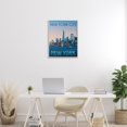 thumbnail image 2 of Stupell Industries New York Landmark Skyline Cityscapes Painting Gray Framed Art Print Wall Art, 24 x 30, 2 of 7