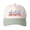 Bean green, variant on Red, white&BRUNETTE Letter Embroidered Color Block Trucker Hat Unisex Adjustable Cotton Breathable Fashion Cap for Travel Daily Wear