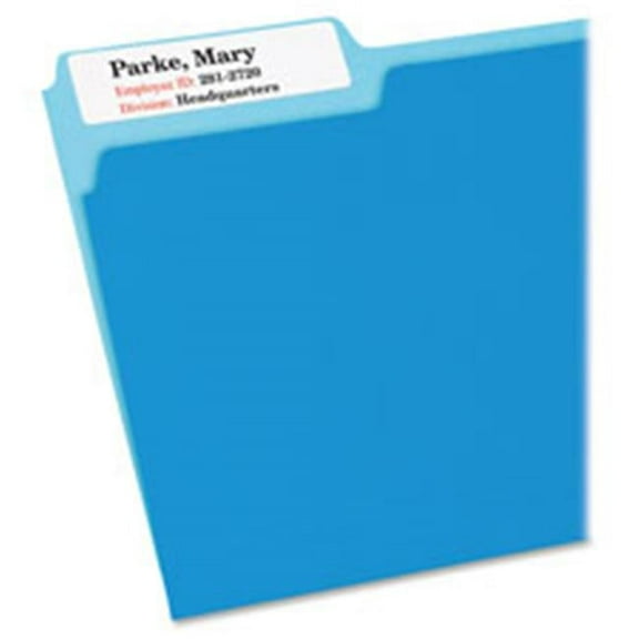 Avery  File Folder Labels - White - X-Large - 450-PK