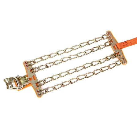 4 Chains Car Winter Strap Tire Chains Snow Tires Vehicle Snow Chain Snow Chains with Wheels Ice Chain