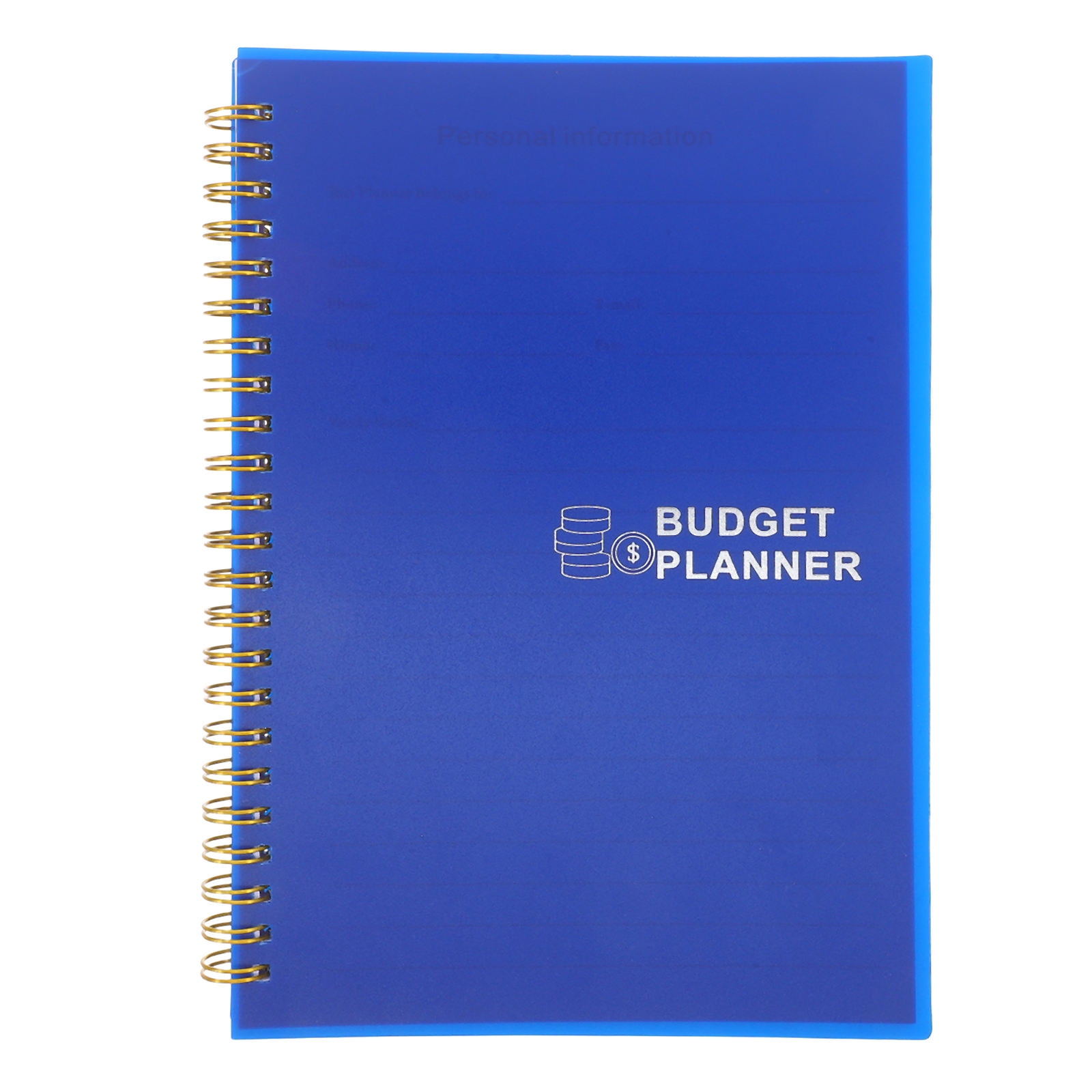 OFFIGAM Dark Budget Book with Sturdy Cover for Effective Home Expense Tracking and Financial Management