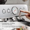 thumbnail image 4 of WAA 15 Bar Semi-auto Espresso Machine Built-in Burr Grinder Steam Milk Frother Stainless Steel Boiler,for Home Kitchen Apartment Counter Mini Coffee Bar, 4 of 8
