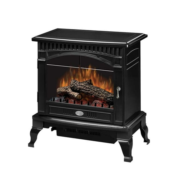 Dimplex Electric Fireplace Stove Heater In Gloss Black