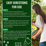 Natures MACE Cat Repellent and Training Tool | 6lb. Granular Bag | Treats 3,500 Sq.ft | For Stray and Domestic Cats Pets