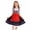 Noir2026 Ensembles1, variante sur oelaio Costume d'Oktoberfest pour Filles Enfants Ados Robe de Dirndl Bavaroise avec Tablier Tenue d'Halloween Bleu Foncé 10-12 Ans