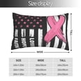 thumbnail image 2 of Balery Ribbon Breast Cancer Awareness Funda de Cojín Estampada, Regalos para Mujeres, Regalos de Amor para Ella, Regalos para Novia o Esposa, Funda de Almohada-14"x20", 2 of 6