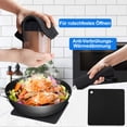 thumbnail image 4 of Posavasos de silicona AVANA (juego de 4) Salvamanteles premium Soportes para ollas multifuncionales resistentes al calor Apto para lavavajillas Patrón de panal antideslizante (2 redondos, 2, 4 of 8
