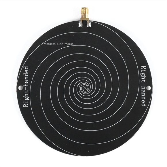Antenas de Banda de 0,51 A 10 GHz con Polarización Circular Antenas Espirales Equiangulares RFID de Alta Frecuencia con Rotación A la Derecha