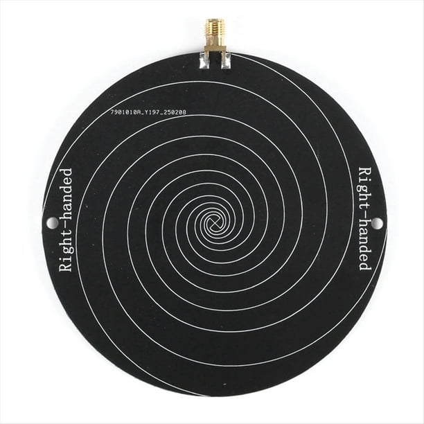 Antenas de Banda de 0,51 A 10 GHz con Polarización Circular Antenas Espirales Equiangulares RFID de Alta Frecuencia con Rotación A la Derecha