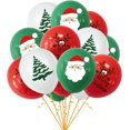 thumbnail image 5 of Globos de aluminio navideños, globos con forma de bastón de caramelo, globos grandes de Mylar rojo y verde para decoración de fiestas navideñas, 5 of 5