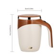thumbnail image 2 of 400ml Self Stirring Coffee Mug with Lid USB Rechargeable for Coffee Milk Tea, 2 of 7