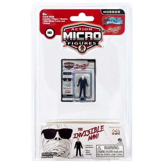 World's Smallest Action Micro Figures The Invisible Man Micro Figure