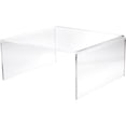 thumbnail image 1 of Plymor Clear Acrylic Short Square Display Riser, 9" H x 18" W x 18" D (3/8" thick), 1 of 3