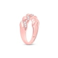 thumbnail image 4 of 14kt Rose Gold Womens Round Diamond Fashion Ring 1/6 Cttw, 4 of 4