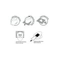 thumbnail image 2 of Bira Craft 3/8 inch Cross Shape Lever Action Craft Punch for Paper Crafting Scrapbooking, 2 of 3