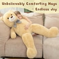 thumbnail image 4 of MaoGoLan Giant Teddy Bear 47" Big Bear Stuffed Animal Plush Toy, 4 of 9