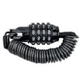 thumbnail image 1 of Helmet Lock Cable Resettable Mini Combination Cable Lock Bike Motorcycle Saddle Lock Wire 6 Feet Portable Anti-Theft Duable Cycling Spring Travel Luggage Locks 3mm, 1 of 7