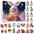 thumbnail image 2 of Countdown To Christmas Advent Calendar Blind Countdown To 24 Days Christmas Christmas Tree Flat Ornament, 2 of 9