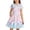 0-Pink195, variant on Cute Cat Print Dress for Toddler Girls Short Sleeve A Line Holiday Sundress,Pink