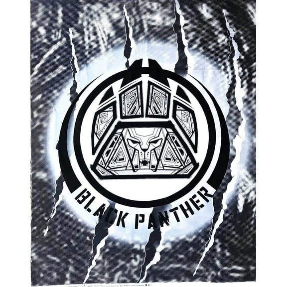 1 Panel - Marvel Black Panther Cotton Fabric Panel (Great for Quilting, Sewing, Craft Projects, Wall Hangings, and More) 36" X 44"