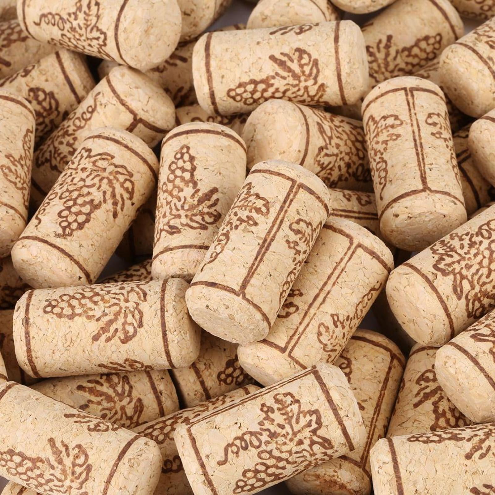Bottle Corks Premium Straight Cork Stopper for Corking Homemade Wine Making with Home Corker or Craft Cork Supply for DIY Art Winecork Projects 100Count Wine Bottle Corks 