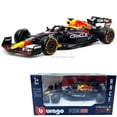 thumbnail image 2 of Bburago-coche de carreras de TORO ROJO, escala 1:43, RB18 #1 Verstappen #11 Perez, modelo de juguete coleccionable 2022 campeón F1 Fivean unisex, 2 of 2