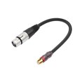 thumbnail image 3 of Cable adaptador femenino 0.3M RCA a 3pin-Xlr para mezclador amplificador micrófono, 3 of 9