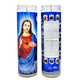 thumbnail image 2 of Veladora Sagrado Corazón de Jesús Con Vaso de Vidrio Reutilizable Blanca Caja 3 Piezas Veladora México Sagrado corazon, 2 of 4