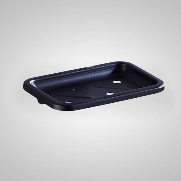 HAMPPLIES Soap Holder De Aluminio Negro Para Pared Con Drenaje Anticorrosión Para Y Cocina