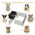 thumbnail image 5 of Aqwiopr Portable Indoor 1-Level Metal Wire Playpen for Dogs, Cats, Rabbits & Small Animals with Door, 5 of 14
