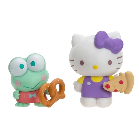 Lot de 2 figurines Hello Kitty & Friends : sucré et salé - Hello Kitty & Keroppi