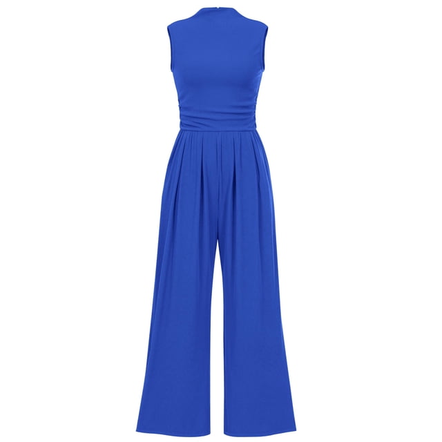 Mono Enterizo PRETTYGARDEN Azul Sin Mangas XXL