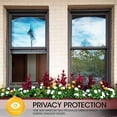 thumbnail image 3 of Sanmadrola Window Privacy Film One Way Daytime Privacy Static Cling Sun Blocking Anti UV Reflective Window Tint for Home and Office Silver 35.4''x157.4'', 3 of 8