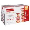 thumbnail image 4 of Rubbermaid EasyFindLids 40 Piece Food Storage Containers with Vented Lids Variety Set, Red, 4 of 4