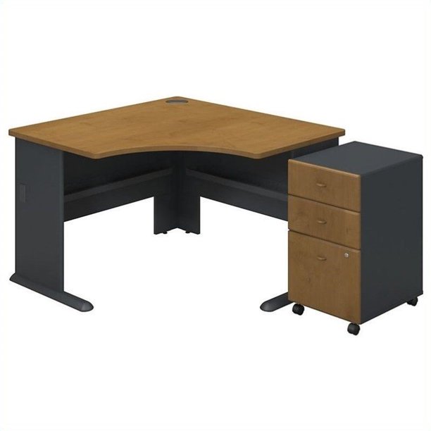 Bush Business Furniture Series A 48 Corner Desk And File Cabinet Walmart Com Walmart Com
