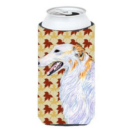 

Borzoi Fall Leaves Portrait Tall Boy bottle sleeve Hugger