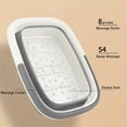 thumbnail image 3 of Collapsible Foot Bath Bucket with Handle, Large Portable Foot Soaking Basin, 3 of 14