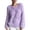 Purple sweaters for women #4, variant on Women Fuzzy Shaggy Knit Sweater, Long Sleeve Round Neck Loose Pullover, Fluffy Cozy Relax Fit Jumper, Dressy Casual Knit Top for Party & Daily Look Hot Pink,S