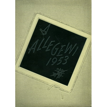 (Custom Reprint) Yearbook: 1953 Allegany High School - Alleganac Yearbook (Cumberland MD)