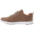 thumbnail image 3 of Women's Propet TravelWalker Evo Sneaker Taupe/Sienna Knit Mesh 7.5 B, 3 of 5