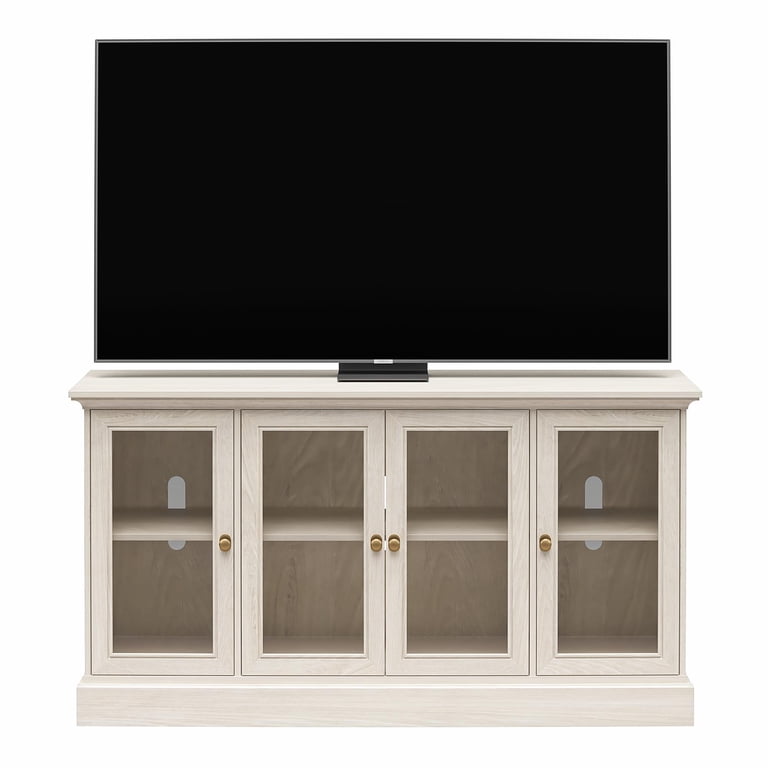Ameriwood Convertax Console - TV Stand for TVs - White Oak