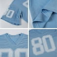 thumbnail image 4 of Women'S Oversized Jersey Summer Tops Graphic Tees Y2k Streetwear Short Sleeve Shirts Blue L, 4 of 9