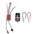 thumbnail image 2 of ESC Cepillado 60A, Múltiples Funciones De Protección Bajo Nivel De Ruido Baja Fricción Alta Potencia Imanes De Alta Resistencia Motor Cepillado 550 Para Camión RC, 2 of 7