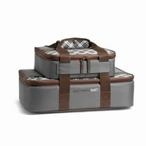Rachael Ray 5055RR2582 Lasagna Lugger Combo Set for Potlucks, Sea Salt Grey