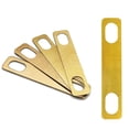 thumbnail image 2 of 8Pcs Guitar Neck Shims, Heightening Gasket 0.2mm, 0.5mm, 1mm Gold Durable Brass Shims for Brass Accessories Musical Instrument, 2 of 7