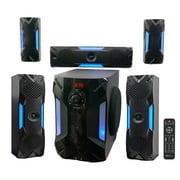 Best Wireless Home Theater Systems - Rockville HTS56 1000w 5.1 Channel Home Theater System/Bluetooth/USB+8" Review 