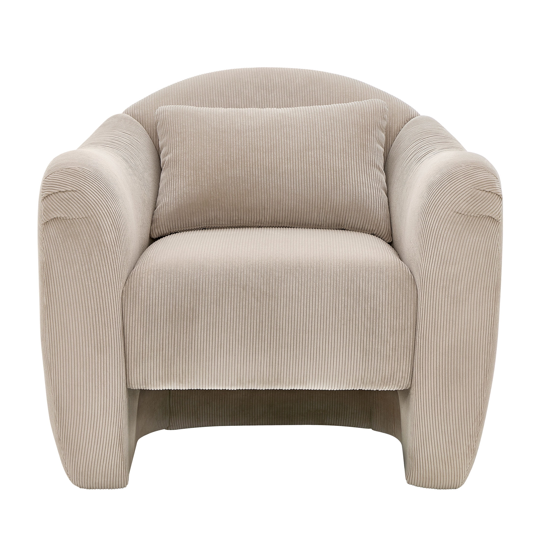 Beautiful Barrymore Teddy Accent Chair by Drew Barrymore, Fawn Cord