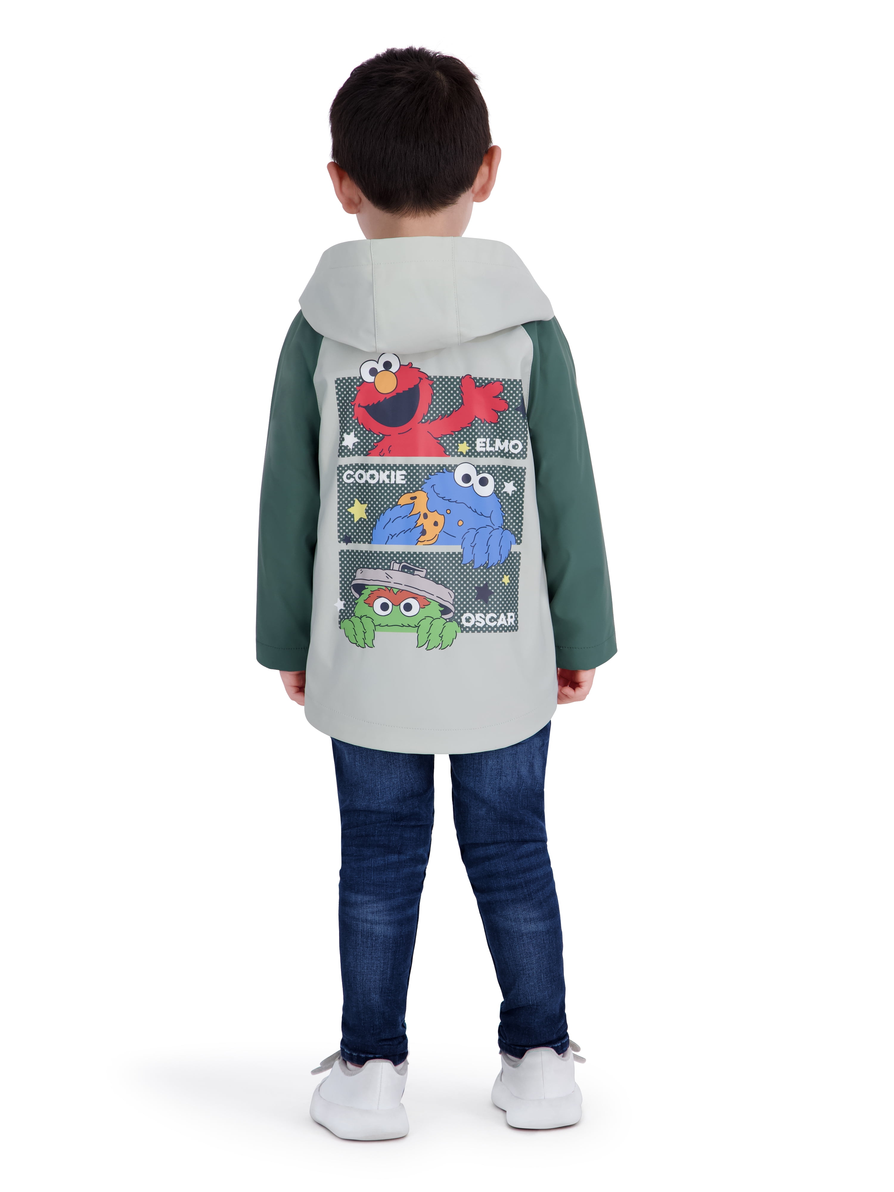 Sesame Street Toddler Boy Raincoat, Sizes 12 Months-5T