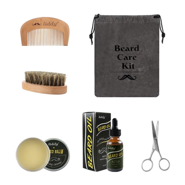 de Afeitado profesion | Incluye 6 Artículos: Aceite Esencial para Barba (30 Ml), Crema para Barba (30 Ml), Cepillo para Barba, para Barba, Zulema Aceite esencial de barba para hombre
