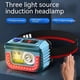 thumbnail image 3 of Linterna Frontal LED con Sensor de Movimiento, Recargable por USB, 3 Luces, para Pesca, Mini Linterna de Emergencia., 3 of 5